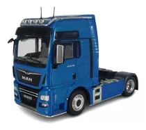 Miniatura Caminhao Man Tgx 18.580 2018 Azul 1:18 Premiumclas