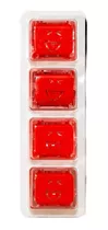 Set 4 Cubos Glo Pals Luz Activa Con Agua Sammy Rojo Febo