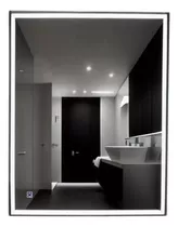 Espejo Rectangular Grande 70x90 Luz Led Touch Dimmer De Lujo