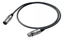 Cable Proel   Bulk Xlr Canon Blindado Para Microfono 1 Metro