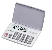 Calculadora Básica De Bolsillo Casio Lc-160lv Con Tapa Gt Color Blanco