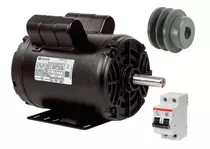 Motor Para Betoneira 400l Com Polia E Djuntor Envio Imediato