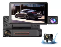 Grabador De Vídeo Dvr Para Coche De 3 Lentes, Cámara Dash Ca