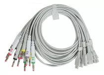 Set Cables Electrocardiógrafo Ecg Contec Workstation 8000g