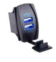 Cargador Doble Usb Para Embutir Auto,camion ,moto,nautica