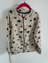 Campera Buzo Niña Talle 8 Grisino