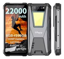 Smartphone Unihertz Tank 4g, 22000 Mah, 66 W, Carga Rápida