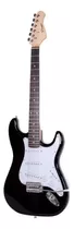 Guitarra Eléctrica Parquer Custom Stratocaster De Caoba 2019 Negra Laca