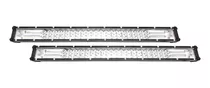 X2 Barra Led Rectangular 120w 80led Luz Blanca