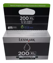 Cartucho Lexmark 200xl / 14l0174 Black Original Novo