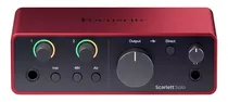 Interface De Audio Focusrite Scarlett Solo 4ta Gen