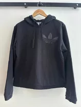 Buzo Canguro Negro adidas Original Talle L