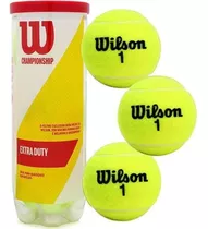 Bola Tênis Wilson Championship Extra Duty - Tubo 3 Bolas