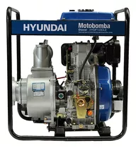 Motobomba Hyundai Diesel 4x4 PuLG Part Eléctrica Agua Limpia