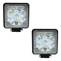 25 Par Faros 9 Hiper Led Auxiliar Estrobo 27w Universal 4x4 