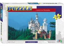 Quebra Cabeça Puzzle Castelo Na Montanha Nig Brinquedos 0290