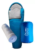 Bolsa De Dormir Termica -5 Grados Alaska Camping + Aislante