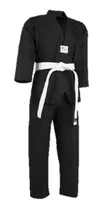 Dobok Negro Asiana (tallas 000 A La 7) Para Tae Kwon Do