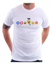 Camiseta Reações Facebook Eita! Camisa Masculina