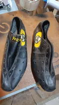 Zapatillas Ciclismo Cuero Zapato Suela De Época Eroica Bici