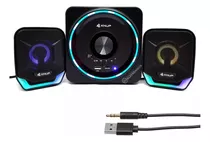 Caixas Multimídia Efeito Rgb 16w Com Bluetooth E Usb Kpro828