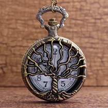 Reloj Collar Coleccionable Diseño De Arbol Ideal Como Regalo