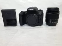 Canon 77d Con Lente 18 55 Cargador Y Bateria Original Excele