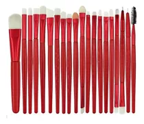 Set 20 Brochas Maquillaje Nuevas Gugus Makeup Color Red-red