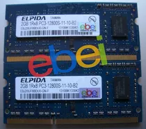4gb Memoria Macbook Elpida Ddr3 Pc3-12800s 1600mhz Cl11 204