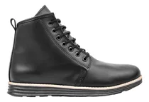 Botas Borcegos Calzado Para Motos Cuero Hombre Bourbon