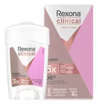 Desodorante  Antitranspirante Rexona Clinical Crema 48 G 