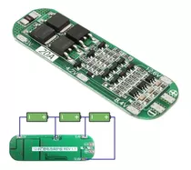 Modulo Bms Cargador Baterías Litio 18650  Serie 12v 3s 20a 