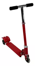 Scooter Para Niños Patinete Del Diablo Tres Llantas Metal Color Rojo Liso