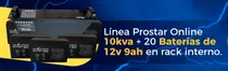 Ups Online De 10 Kva Marca Prostar + Baterias + Cableados Nu