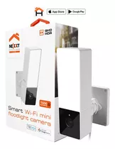 Cámara Vigilancia Wifi Nexxt Exterior 2k Nhc-f410 Luz Sirena Color Blanco