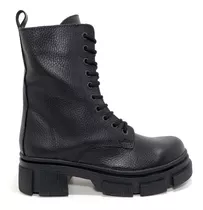 Borcegos Botas Mujer Caña Alta Cuero Vacuno Riot Sasha Urban