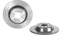 2- Discos Hiperventilados Traseros Passat Cc 10/12 Brembo