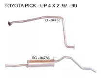 Caño De Escape Toyota Hilux 4x4-4x2 2.8 Diesel (96/01)