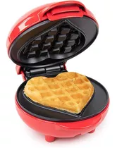 Wafflera Nostalgia Mymini En Forma De Corazón Color Rojo 110v