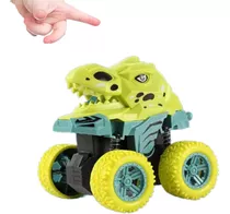 Auto Dinosaurio A Friccion 4x4 Triceratops Rex Dinos Juguete