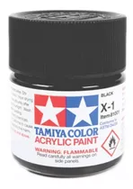 Pintura Tamiya X-1 Negro Black X1 Acrilica 23 Ml. Modelismo