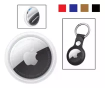 Apple Airtag Air Tag Localizador + Funda Cuero Llavero