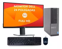 Cpu Dell Optiplex Core I5 8gb 240 Ssd + Monitor 24 Full Hd