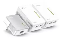 Kit Extensor Wi-fi Tp Link Powerline 3pç Tl-wpa4220 Av600