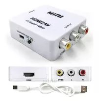 5 Adaptador Conversor Hdmi 2 Av Le-4113 Atacado