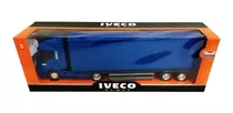 Camion Iveco Contenedor Azul  Usual Brinquedos