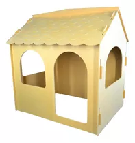 Casita Casa Infantil Carpa Madera 90x70cm Apta P/  Pintar