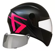 Casco Moto Vértigo V50infinity Mate+visor Repuesto Gravedadx