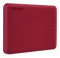 Disco Duro Externo Toshiba Canvio Advance V10,2 Tb, Rojo