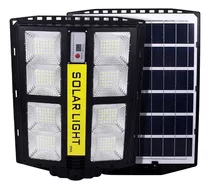 Lámpara Con Panel Solar 200w Impermeable Ip65 De Exteriores